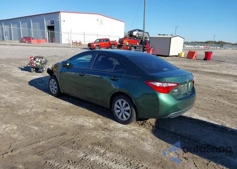 2016 Toyota Corolla Le z USA, uszkodzony, nr VIN 2T1BURHE1GC689354
